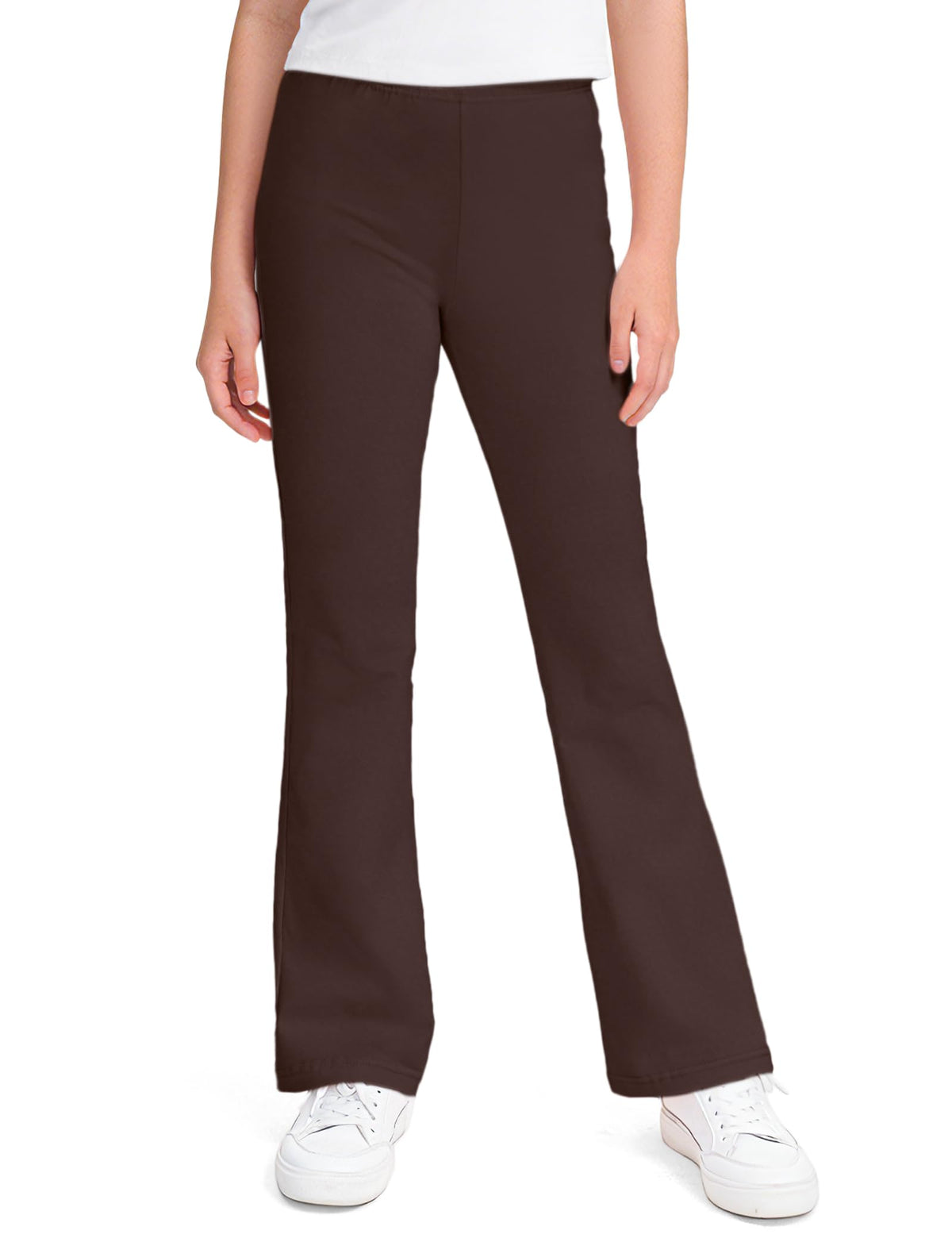 KEREDA Girls Flare Leggings School Uniform Pants for Kids Bell Bottoms