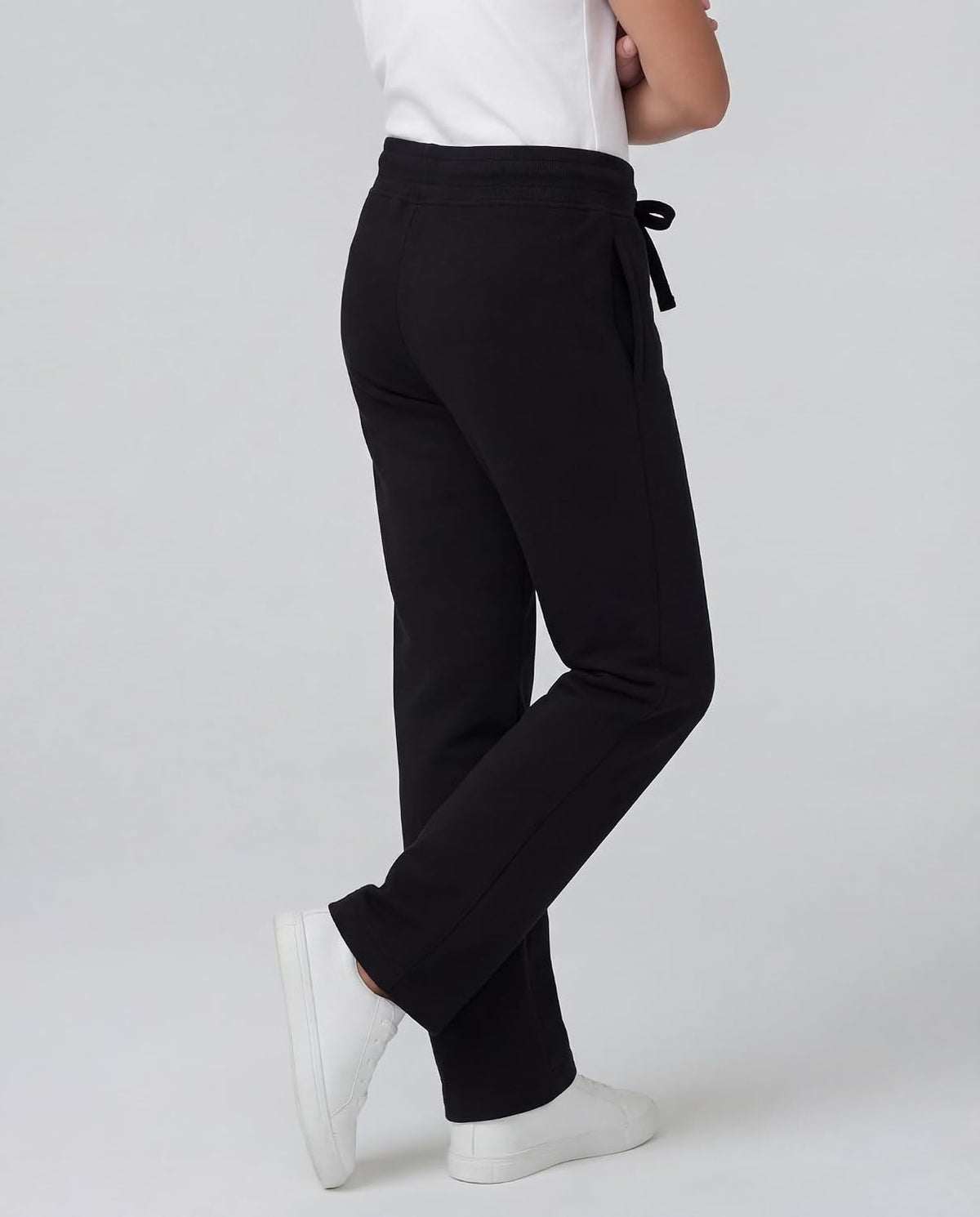 3 Pack Girls' Fleece Sweatpants Open Bottom Pants Kids Teens Tween School