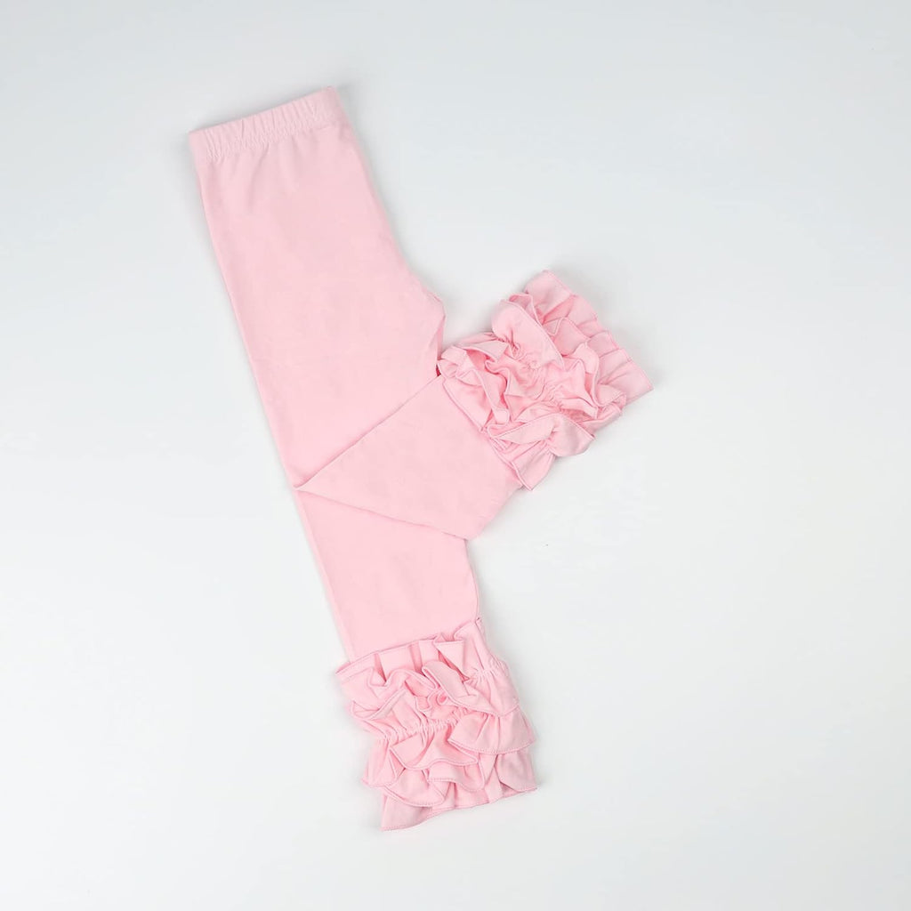 HOOLCHEAN Baby Toddler and Little Girls Cotton Ruffle Leggings