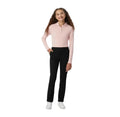 French Toast Girls' Pull-On Straight Fit Stretch Twill Pant