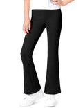 Auranso Girls Flare Leggings School Uniform Pants Kids Cotton Bell Bottoms