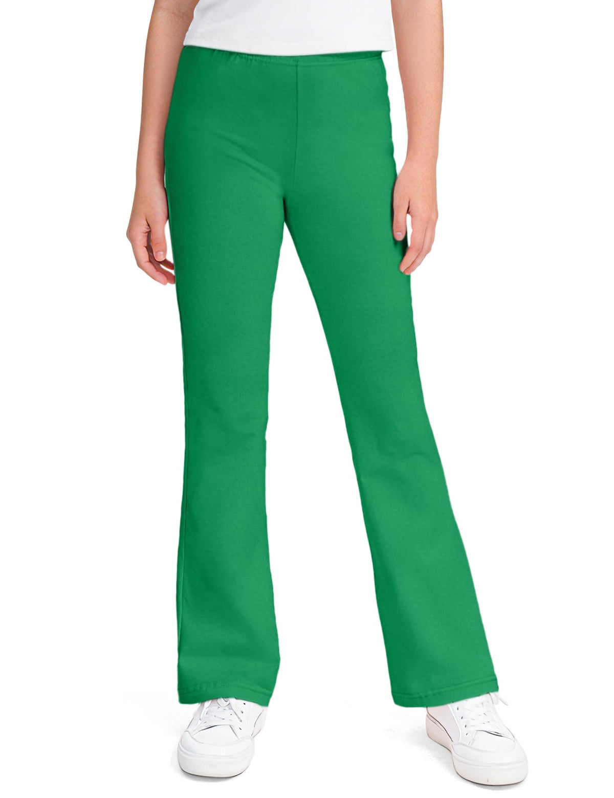 KEREDA Girls Flare Leggings School Uniform Pants for Kids Bell Bottoms