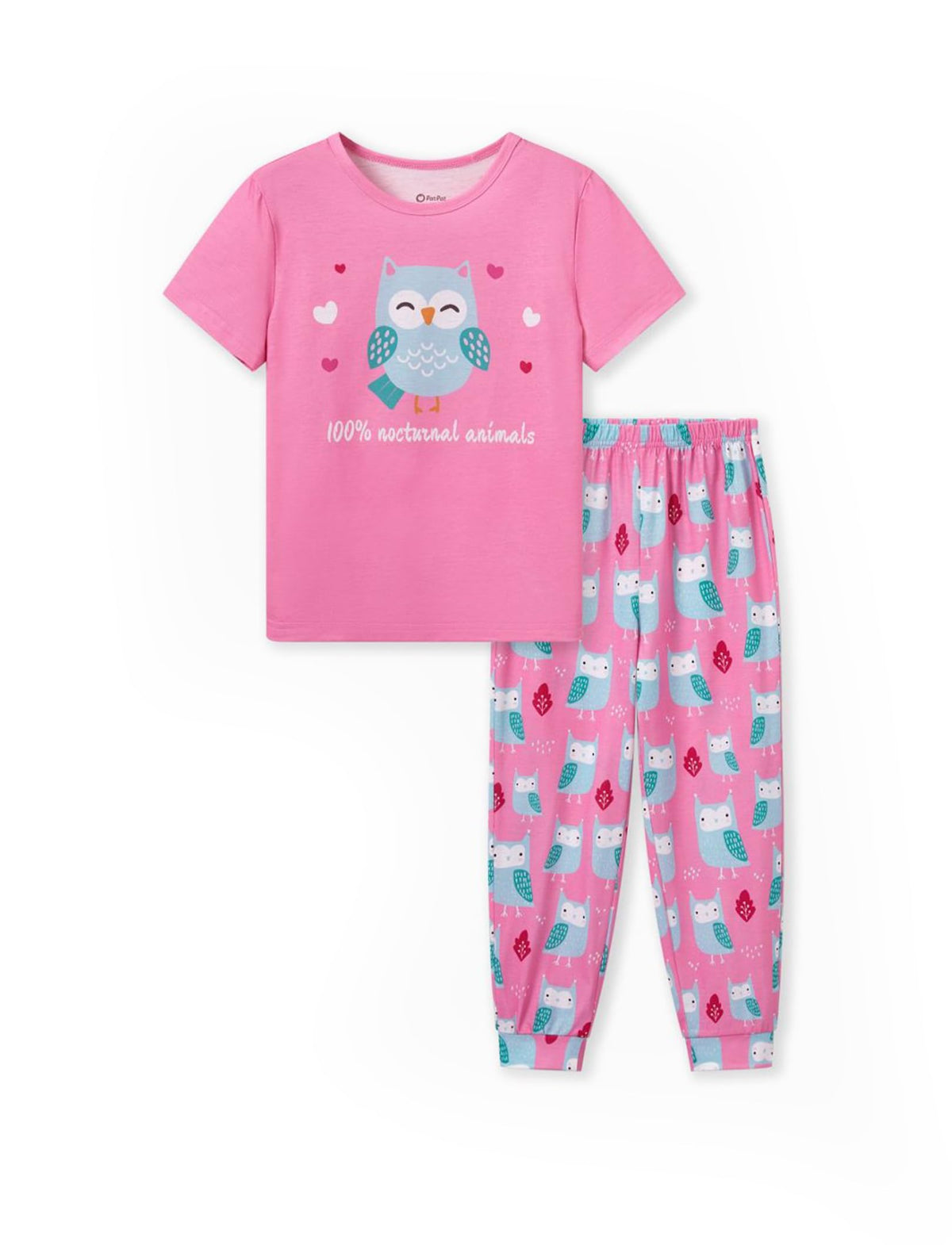 PATPAT Girls Pajamas Set Kids 2 Piece Sleepwear Comfortable PJs 5-12 Years