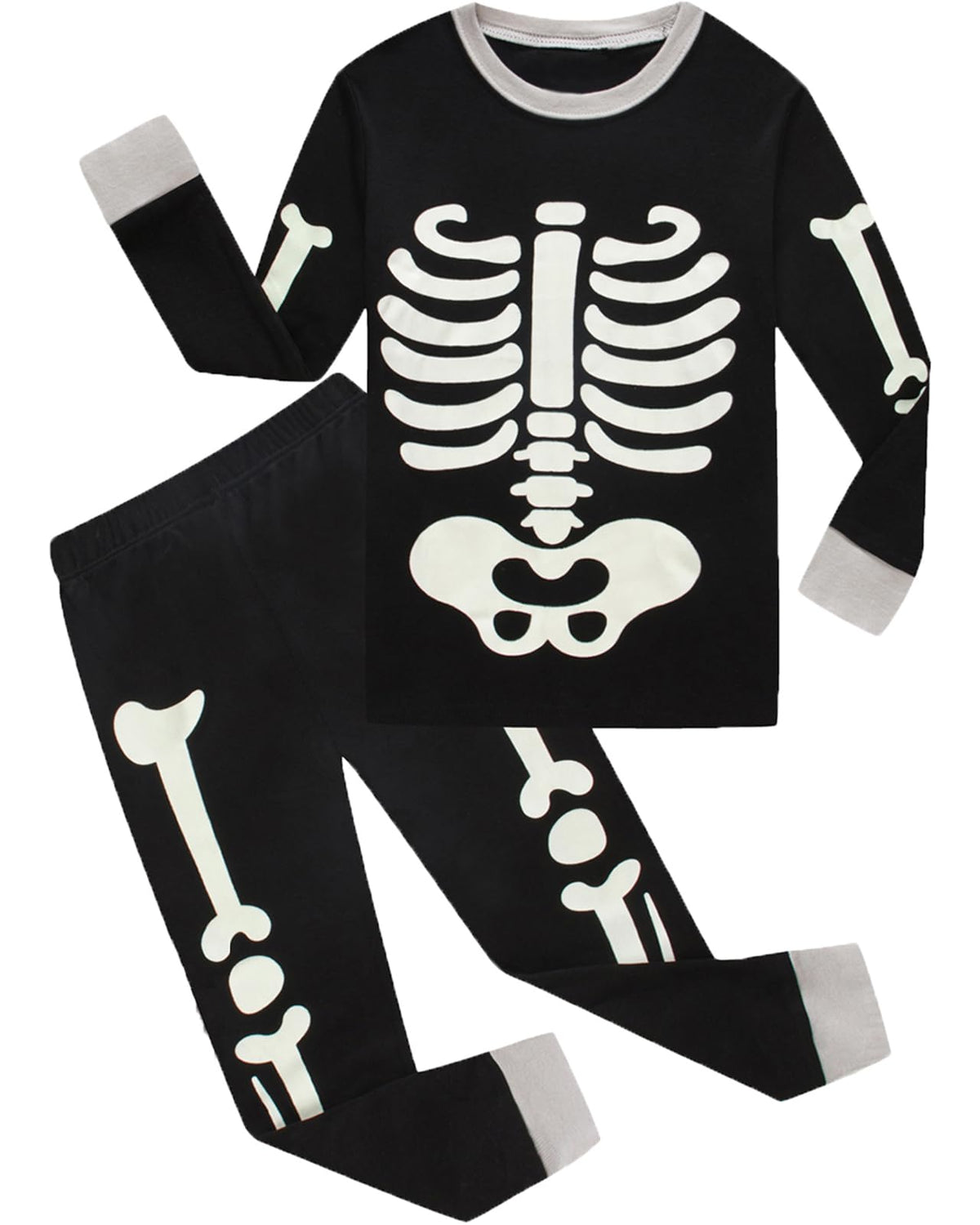 Little bety Cotton Long Sleeve Boys Halloween Pajamas Toddlers Holiday Pjs
