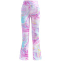 DIPUG Girls Flare Leggings with Pockets Kids Bell Bottom Yoga Dance Pants