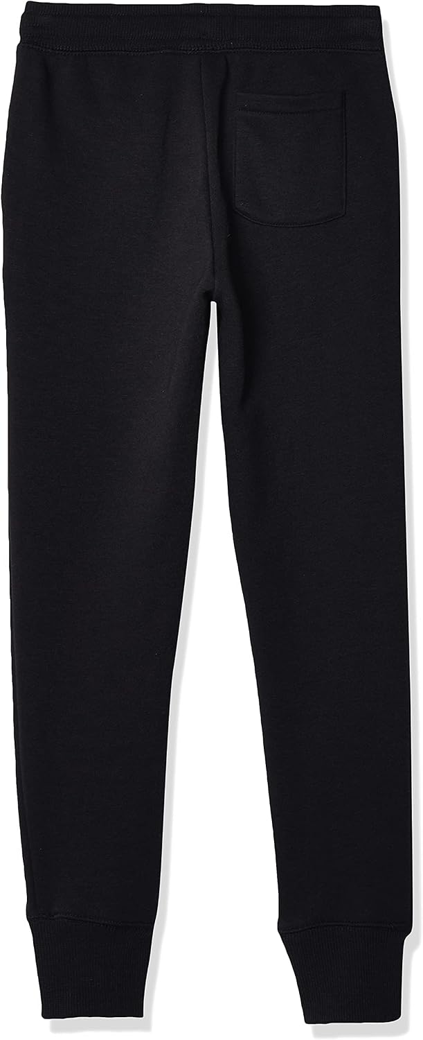 Amazon Essentials Girls and Toddlers' Jogger Sweatpants with Elastic Waist and Drawstring, Multipacks