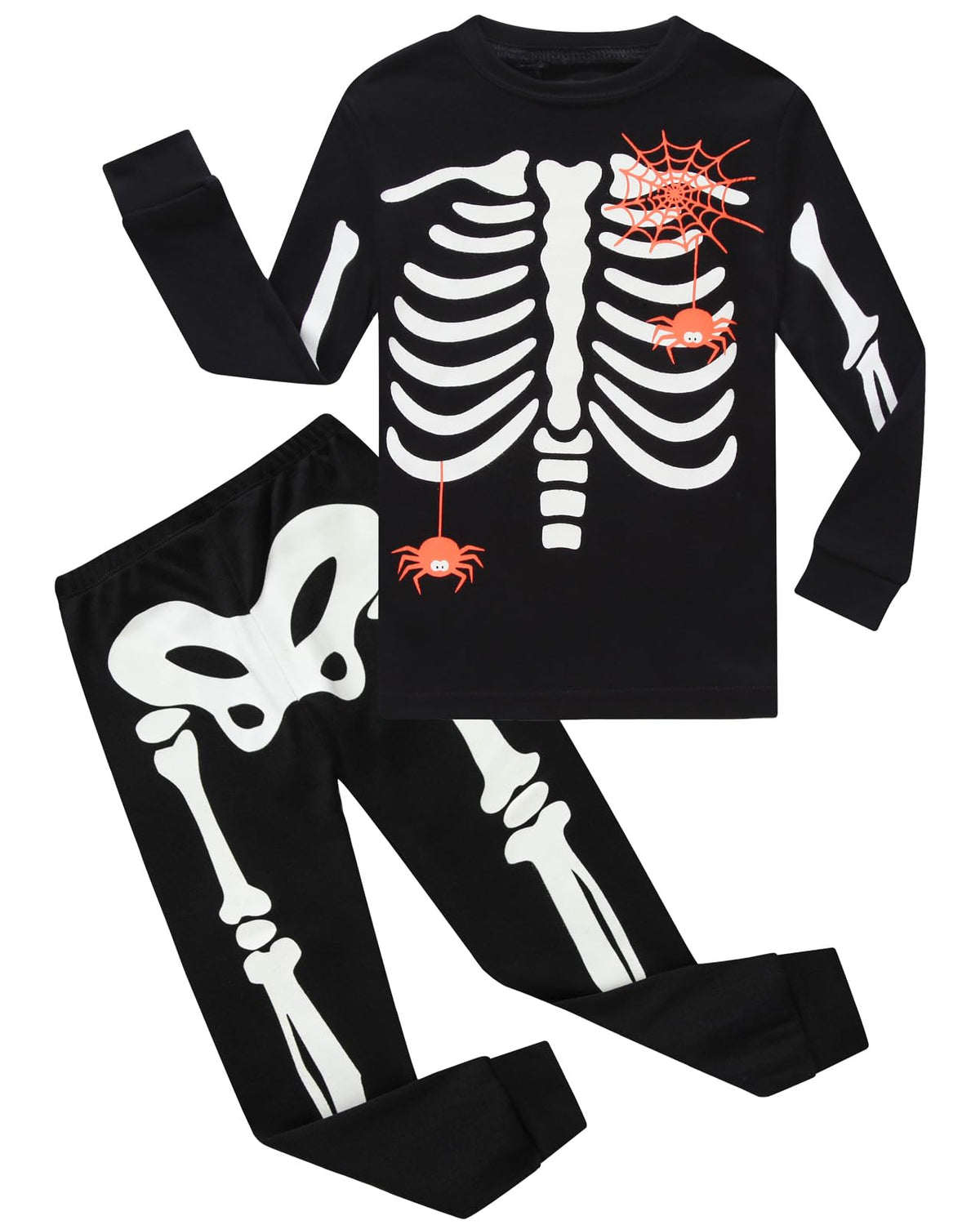 Little bety Cotton Long Sleeve Boys Halloween Pajamas Toddlers Holiday Pjs