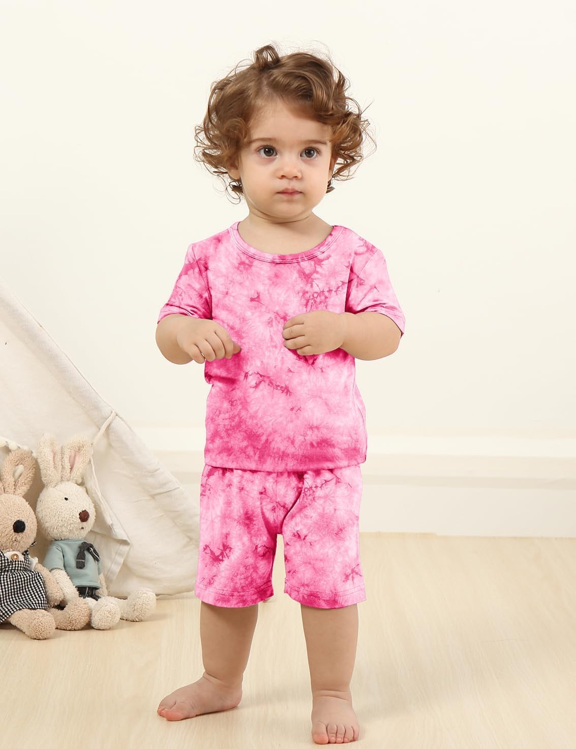 Jimonda Boys Girls Bamboo Rayon Pajamas Set Kids Sleepwear