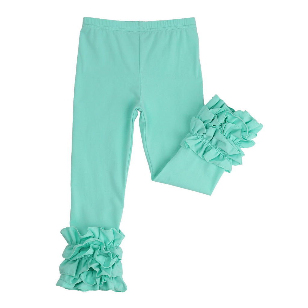 HOOLCHEAN Baby Toddler and Little Girls Cotton Ruffle Leggings