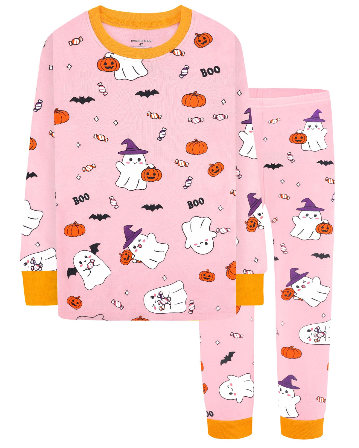 DAUGHTER QUEEN Boys & Girls 100% Cotton Halloween & Christmas PJS 18M-12Y