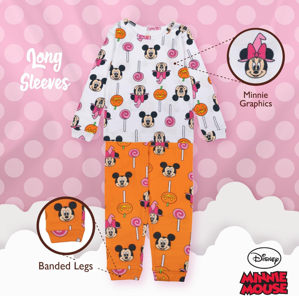 Disney Unisex Kids' 2-piece Snug-fit Cotton Holiday Matching Pajamas