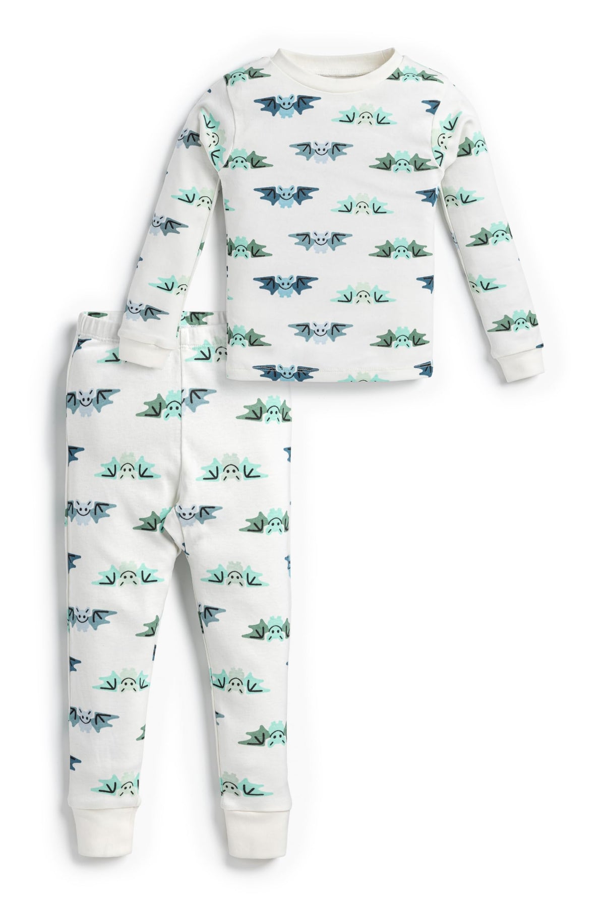 monica + andy Toddler & Kids Two Piece Pajama Set, 100% Organic Cotton Clothes for Boys & Girls, Children PJs