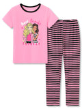 Cozchique Girls 2-Piece Adorable Cartoon Print Soft Pajama Set Size 6-18