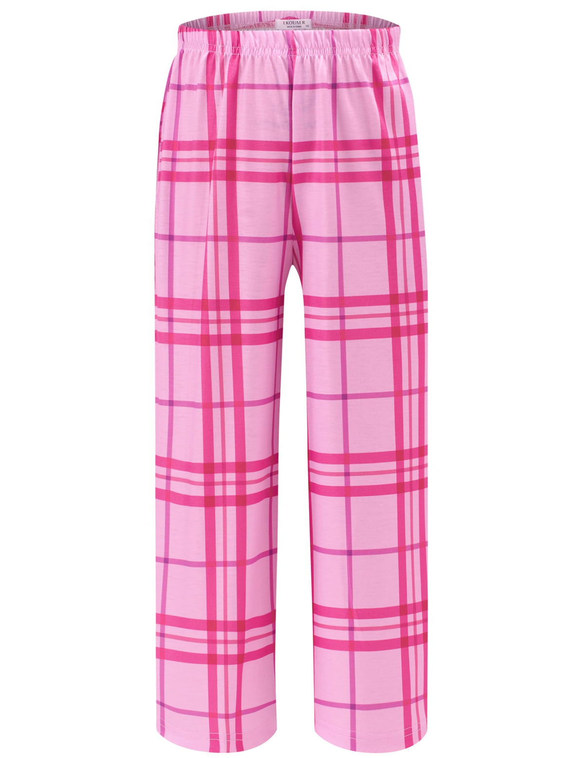 Ekouaer Girls Soft Pajamas Pants Cute Print Pattern PJ Bottoms Lounge Pants