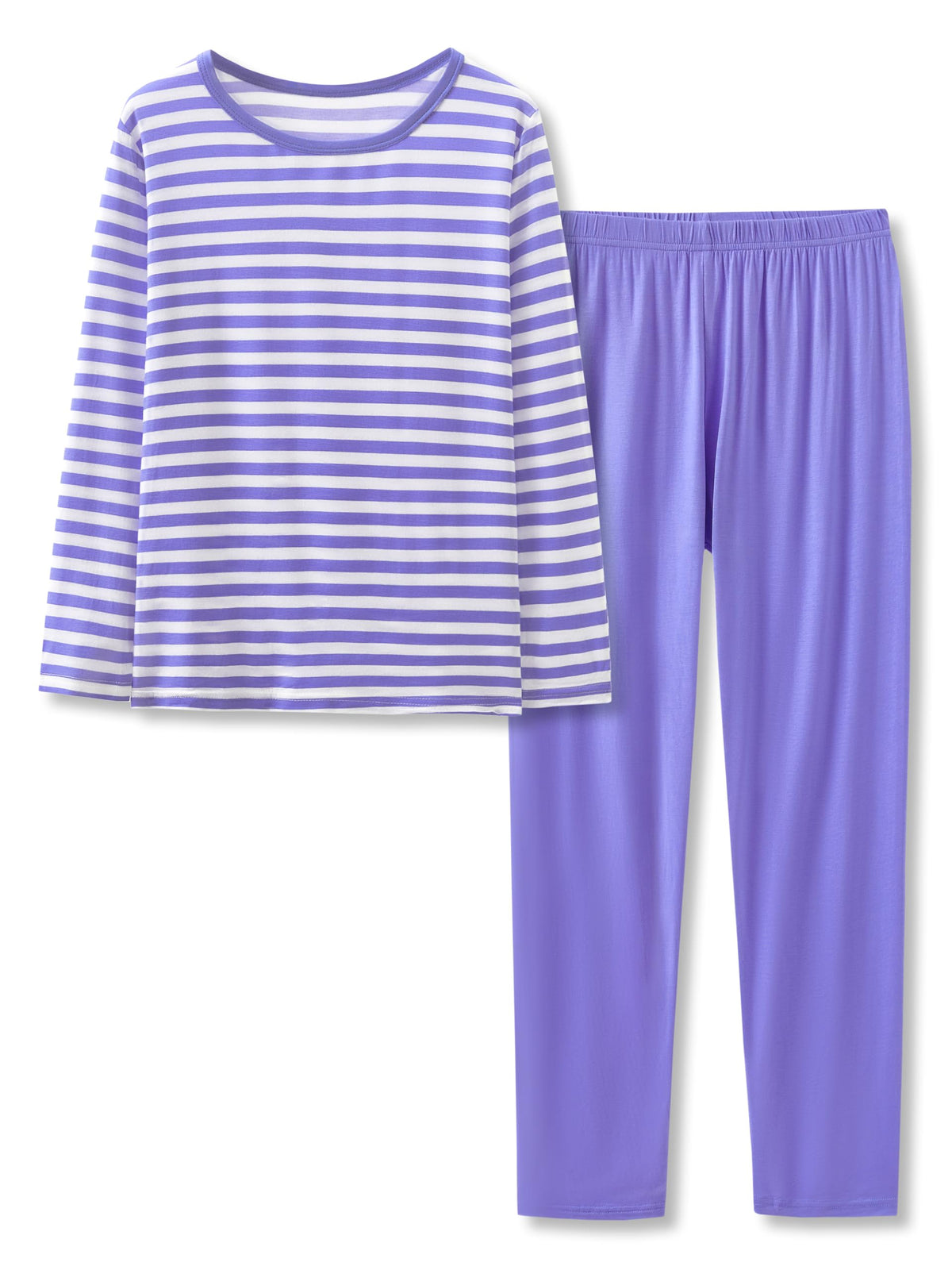 Tebbis Girls Modal Pajamas Cute Print Long Sleeves & Pants Sizes 6-18