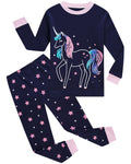 Little bety Girls Pajamas Toddlers Cotton Longsleeve Sleepwear 18M-16Year