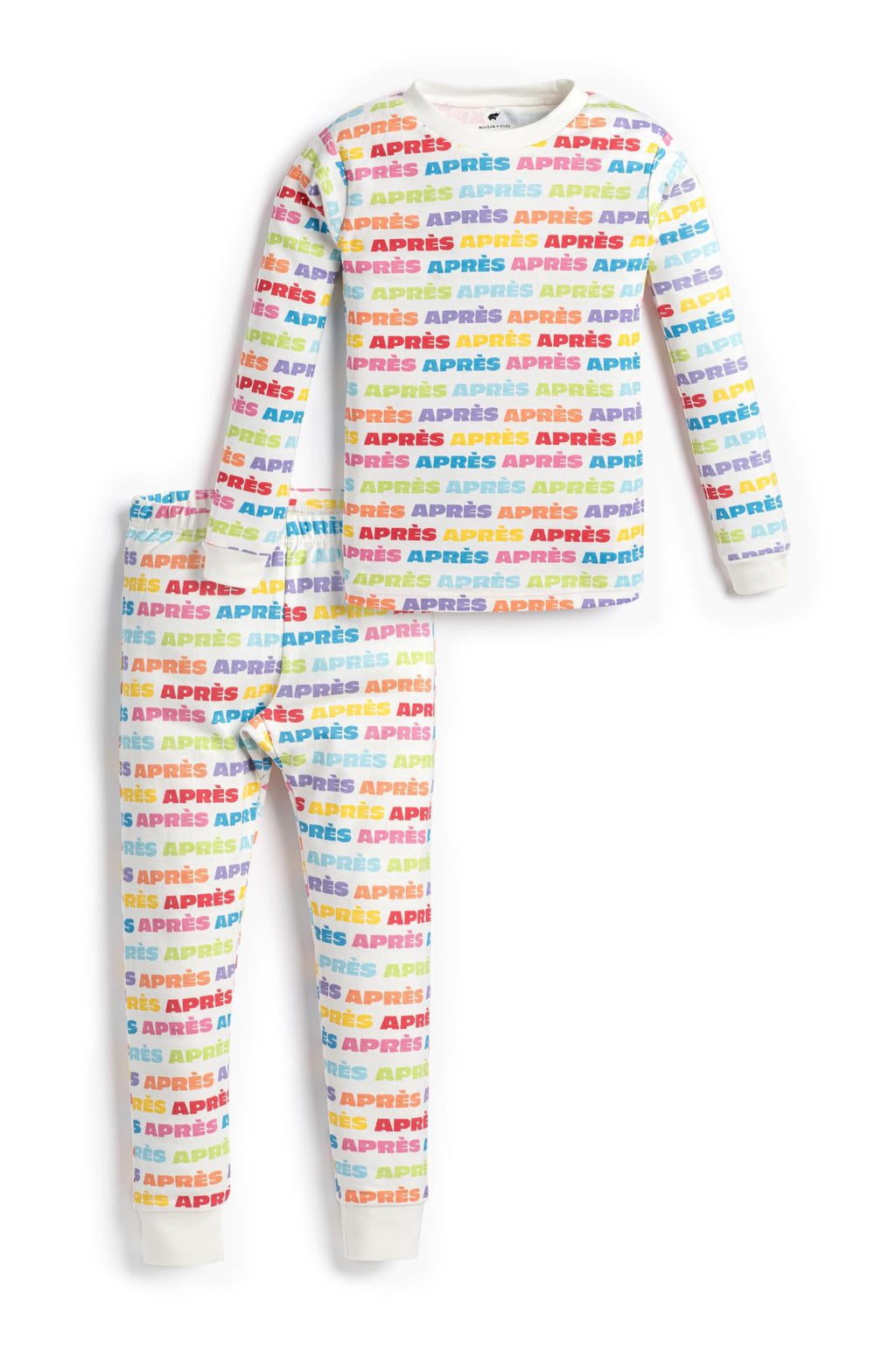 monica + andy Toddler & Kids Two Piece Pajama Set, 100% Organic Cotton Clothes for Boys & Girls, Children PJs