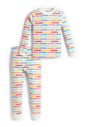 monica + andy Toddler & Kids Two Piece Pajama Set, 100% Organic Cotton Clothes for Boys & Girls, Children PJs