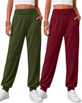 2 Pack Girls' Joggers with Pockets