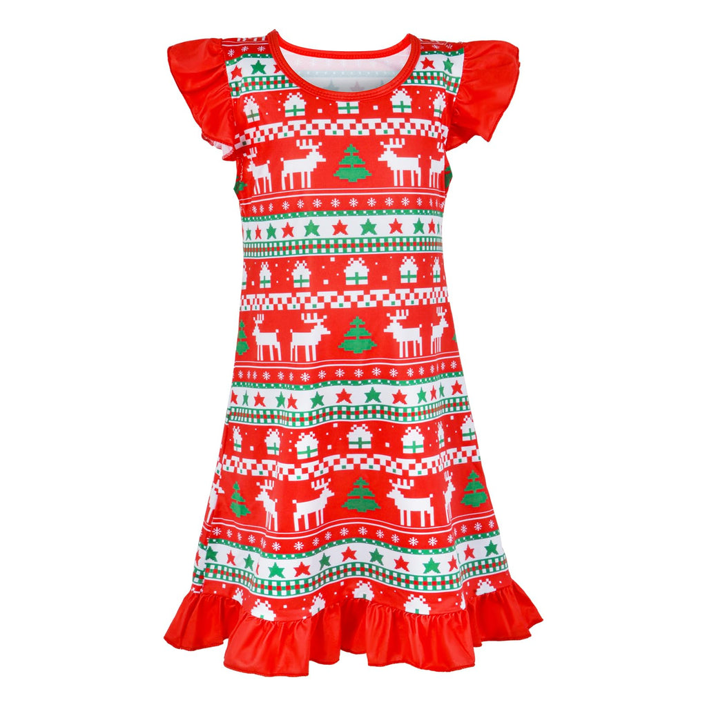 Sylfairy Girls Nightgowns, Unicorn Nightgown Princess Pajama Dresses for Girls Sleepwear Nightie