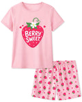 HONGTEYA Cotton Girls Clothes Kids Short Sleeve for 4-15T Years