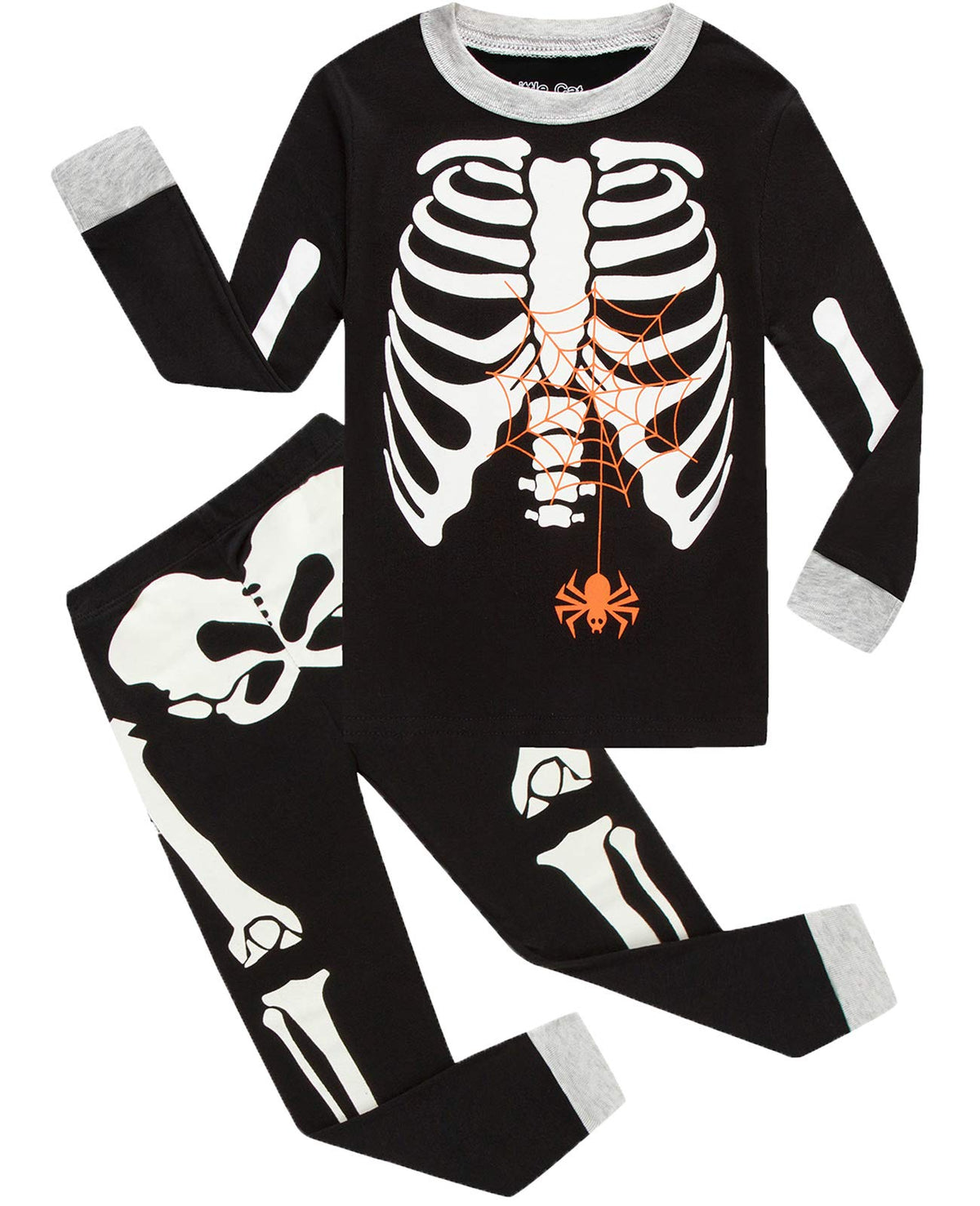 Little bety Cotton Long Sleeve Boys Halloween Pajamas Toddlers Holiday Pjs