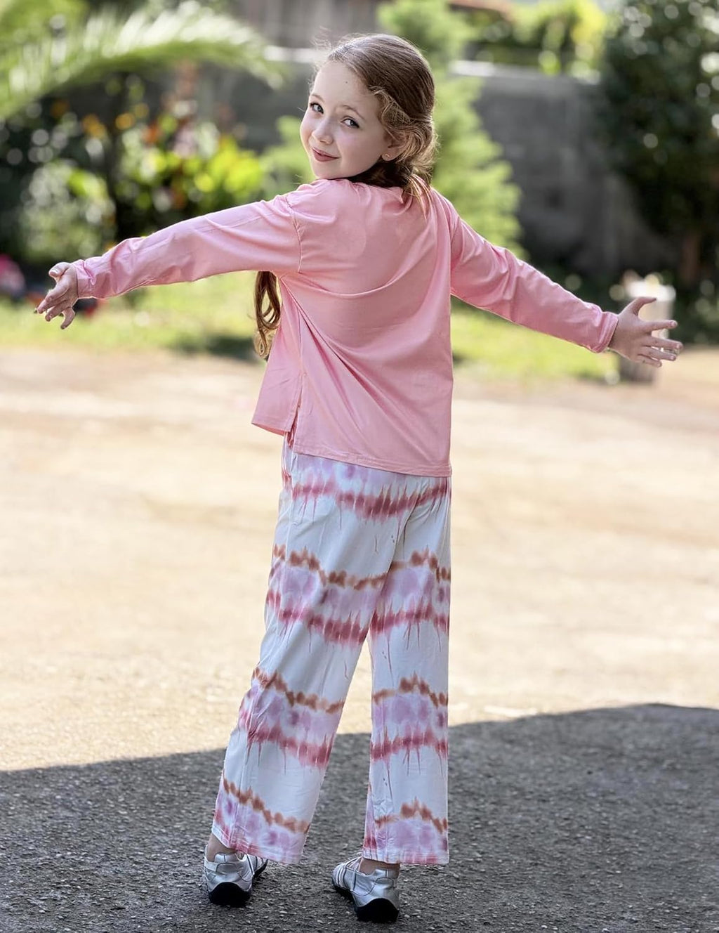 Arshiner Girls Pajamas Cute Long Sleeve and Pants Pjs Set Kids Sleepwear