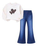 Girls Clothes Little Girl 2 Piece Outfit Kids Clothing Sets 3-8Y