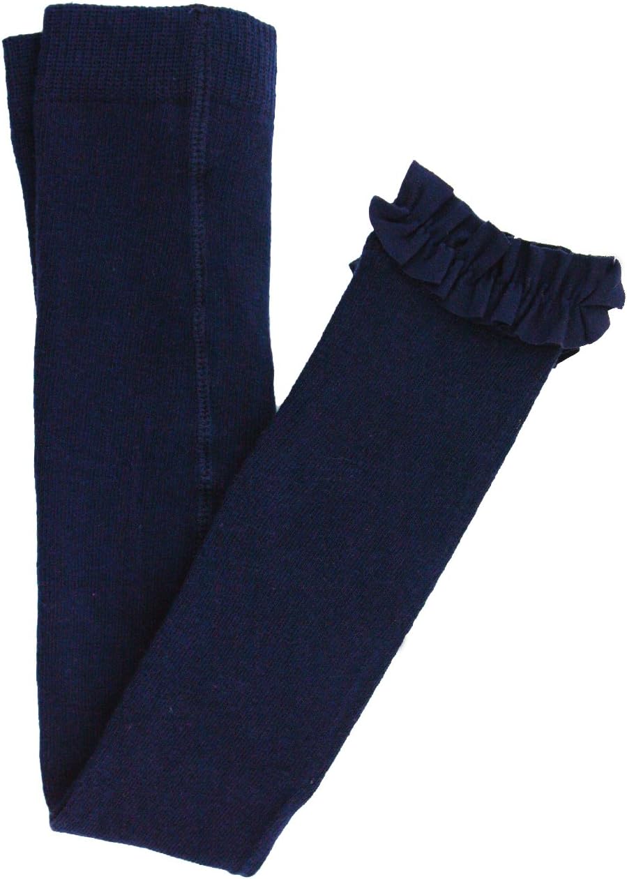 RuffleButts Baby/Toddler Girls Ruffle Tights - Footless Ruffled Tights