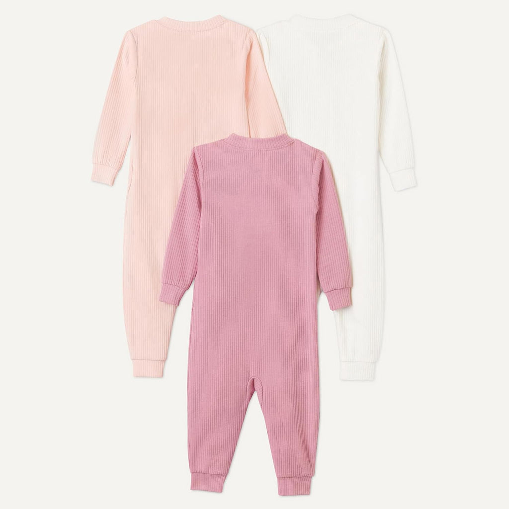 Amazon Essentials Unisex Babies' Ribbed Footless Pajamas