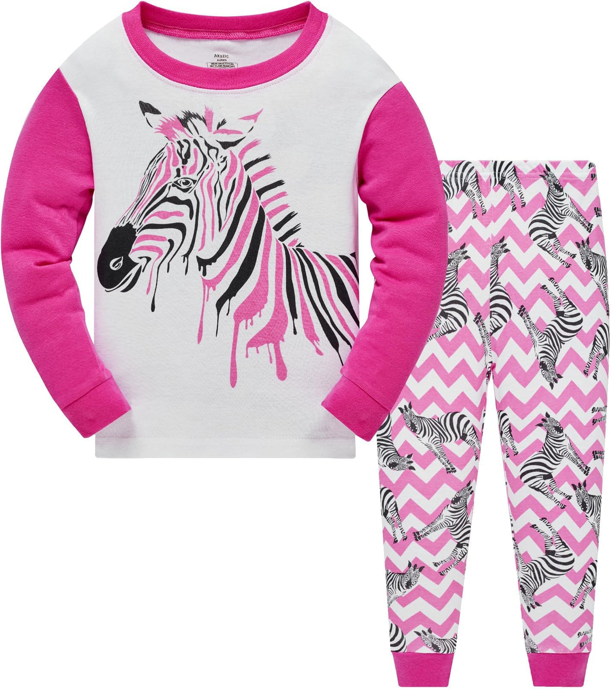 Little Girls Pajamas Sets Baby Girl 2Pcs 100% Cotton Pjs Kids Long Sleeve Sleepwear