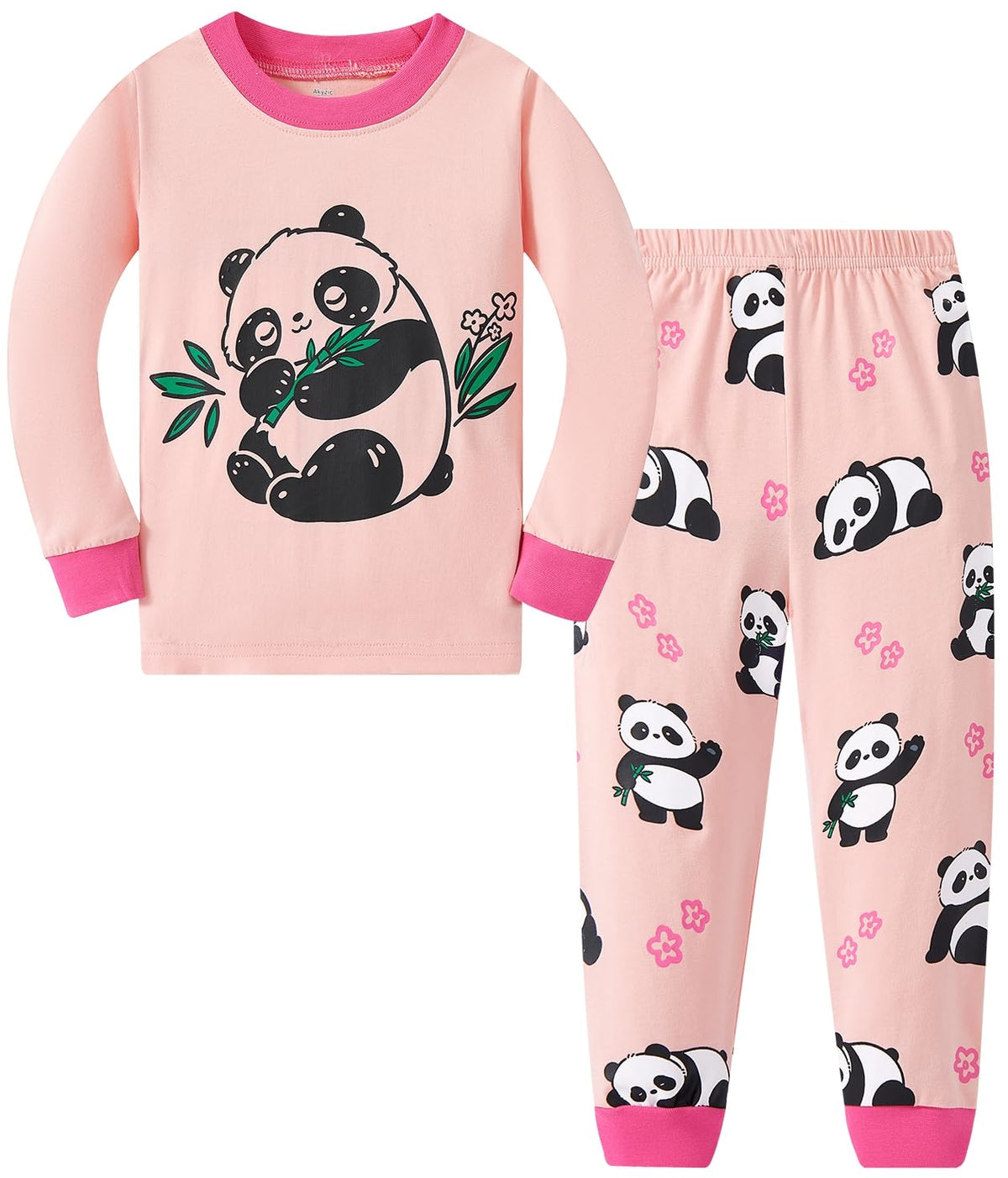 Little Girls Pajamas Sets Baby Girl 2Pcs 100% Cotton Pjs Kids Long Sleeve Sleepwear