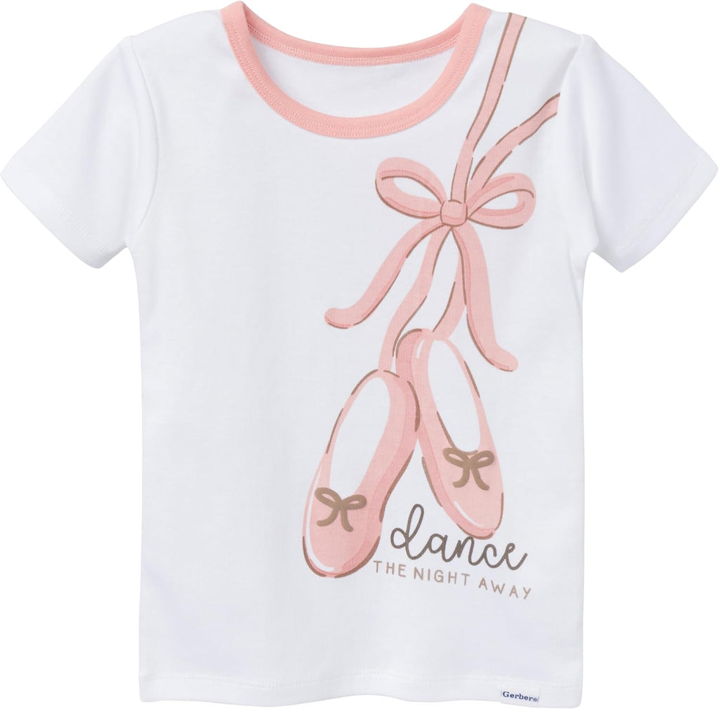 Gerber Baby Girls 4-Piece Pajama Set