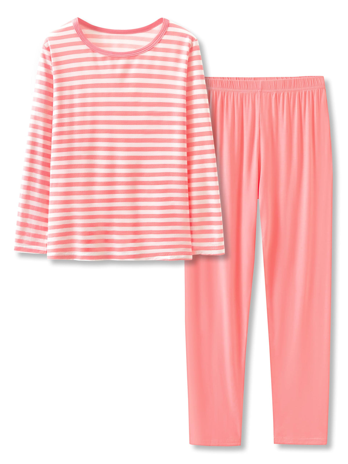 Tebbis Girls Modal Pajamas Cute Print Long Sleeves & Pants Sizes 6-18