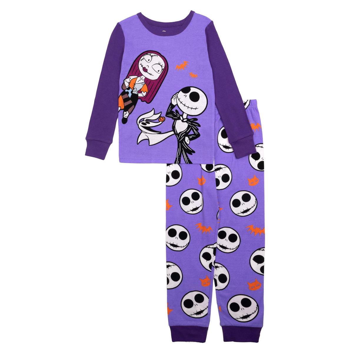 Disney Unisex Kids' 2-piece Snug-fit Cotton Holiday Matching Pajamas