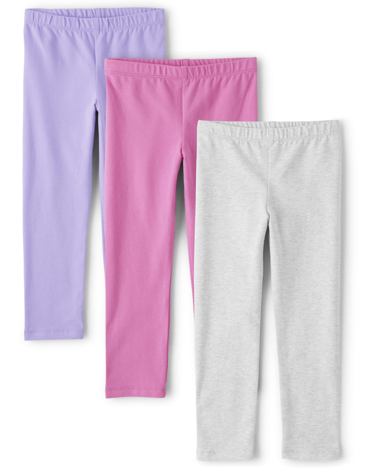 The Children's Place Baby Girls and Toddler Assorted Solid Leggings, Multipacks