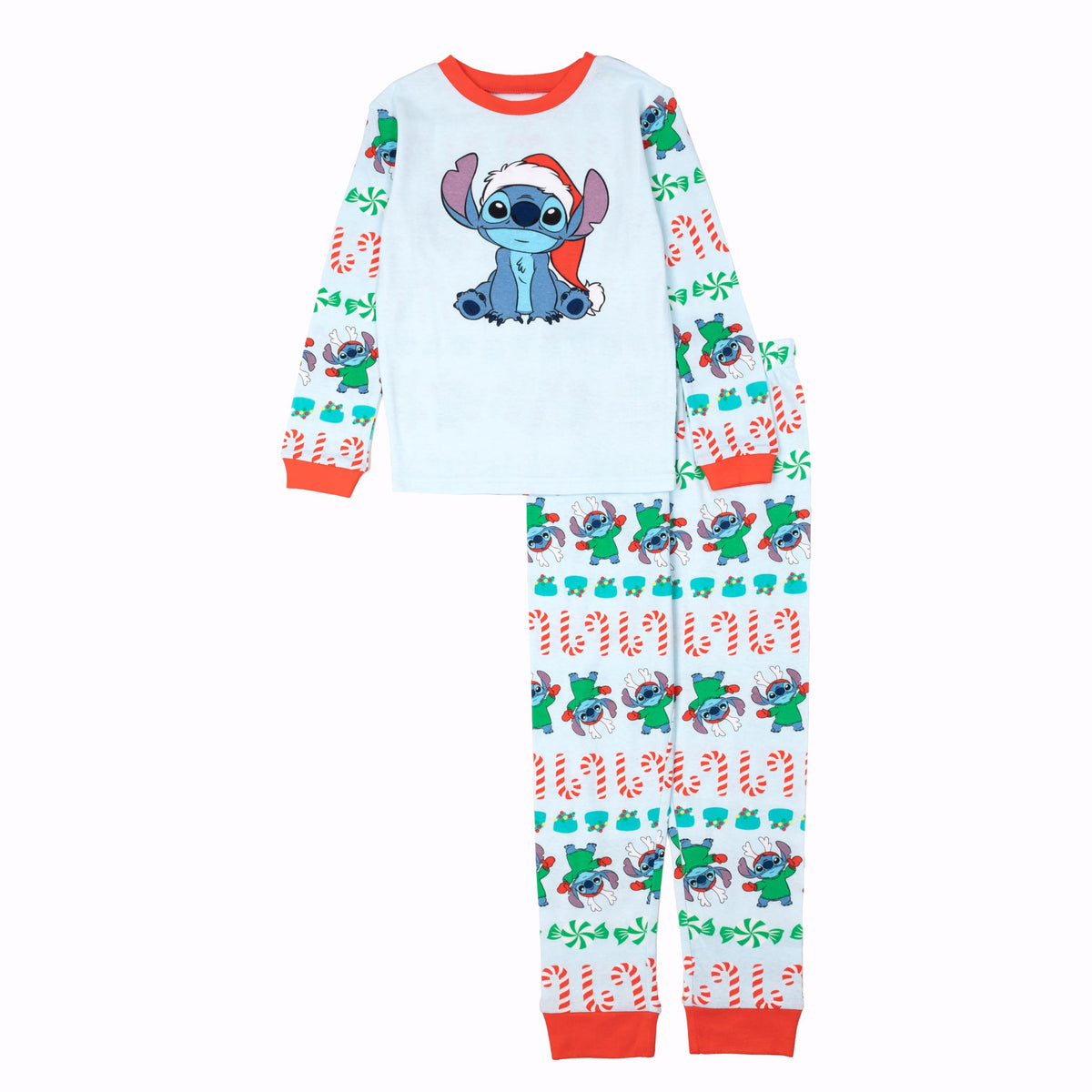 Disney Unisex Kids' 2-piece Snug-fit Cotton Holiday Matching Pajamas