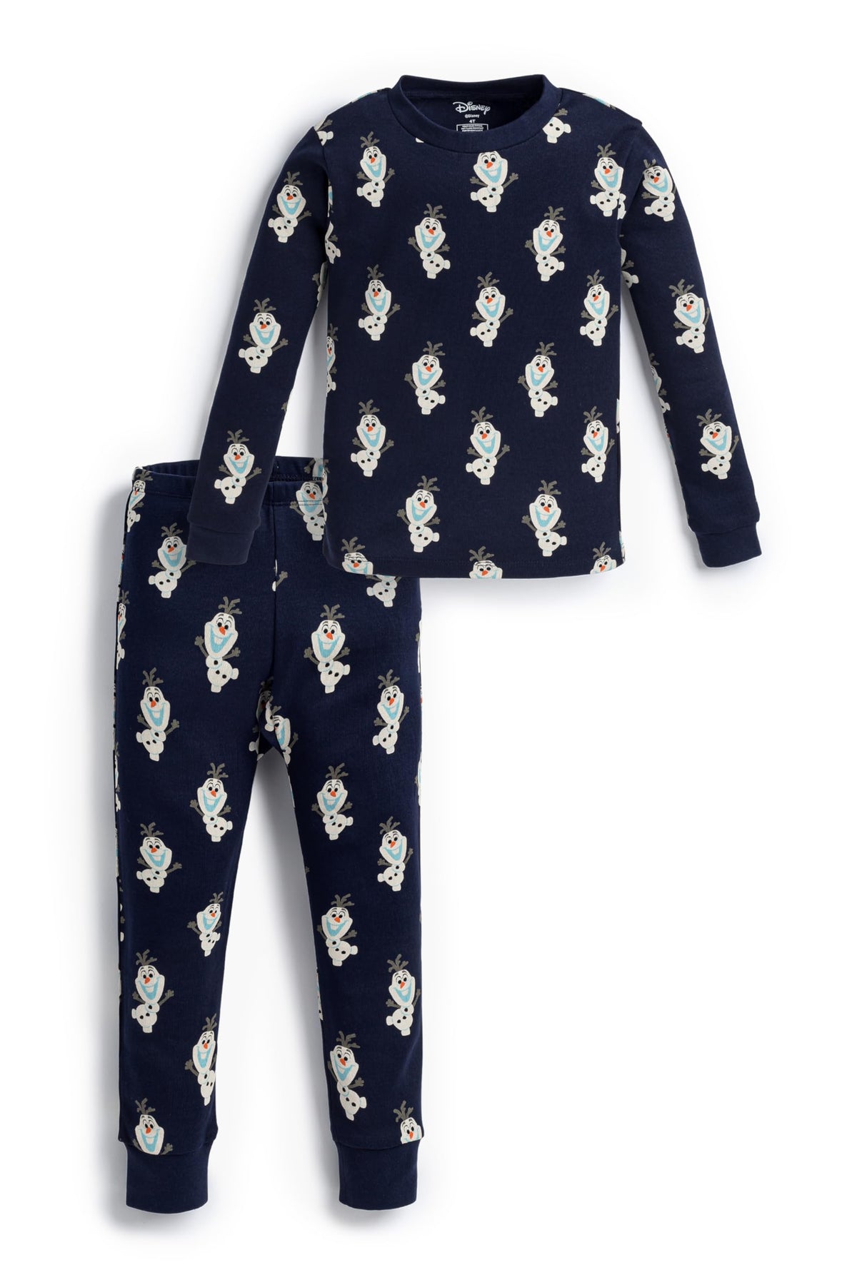 monica + andy Toddler & Kids Two Piece Pajama Set, 100% Organic Cotton Clothes for Boys & Girls, Children PJs