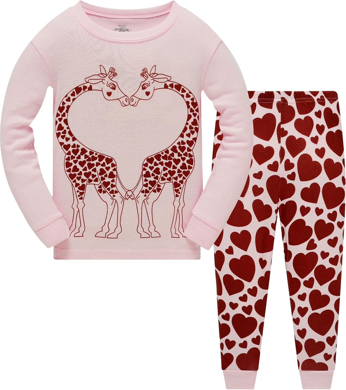 Little Girls Pajamas Sets Baby Girl 2Pcs 100% Cotton Pjs Kids Long Sleeve Sleepwear