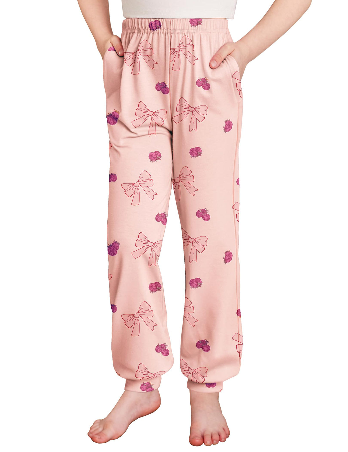 Arshiner Girls Pajama Pants Kids Plaid Pj Pants Comfy Lounge Bottoms