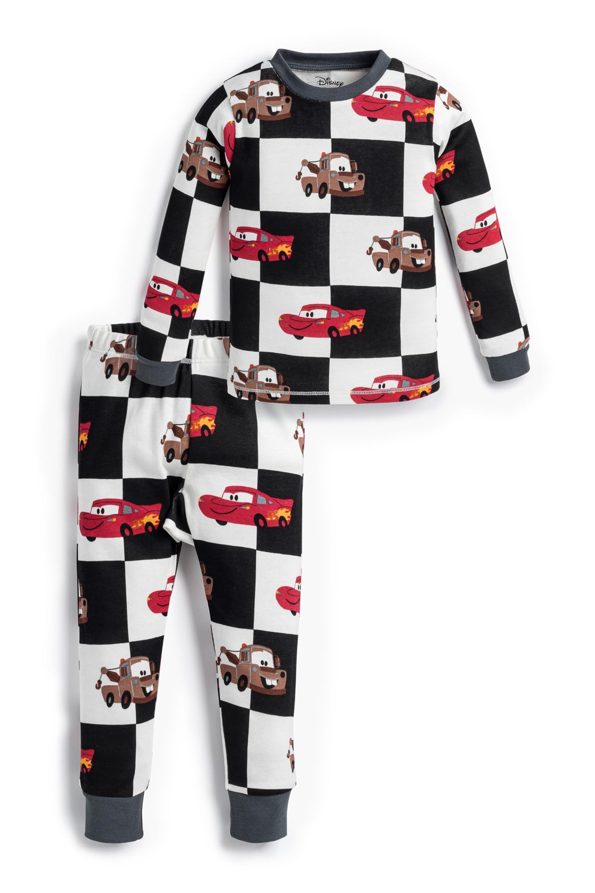 monica + andy Toddler & Kids Two Piece Pajama Set, 100% Organic Cotton Clothes for Boys & Girls, Children PJs
