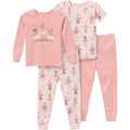 Gerber Baby Girls 4-Piece Pajama Set