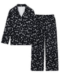 CARETOO Girls Pajamas Set Soft Button-Down Long Sleeve Pjs Set Size 5-14