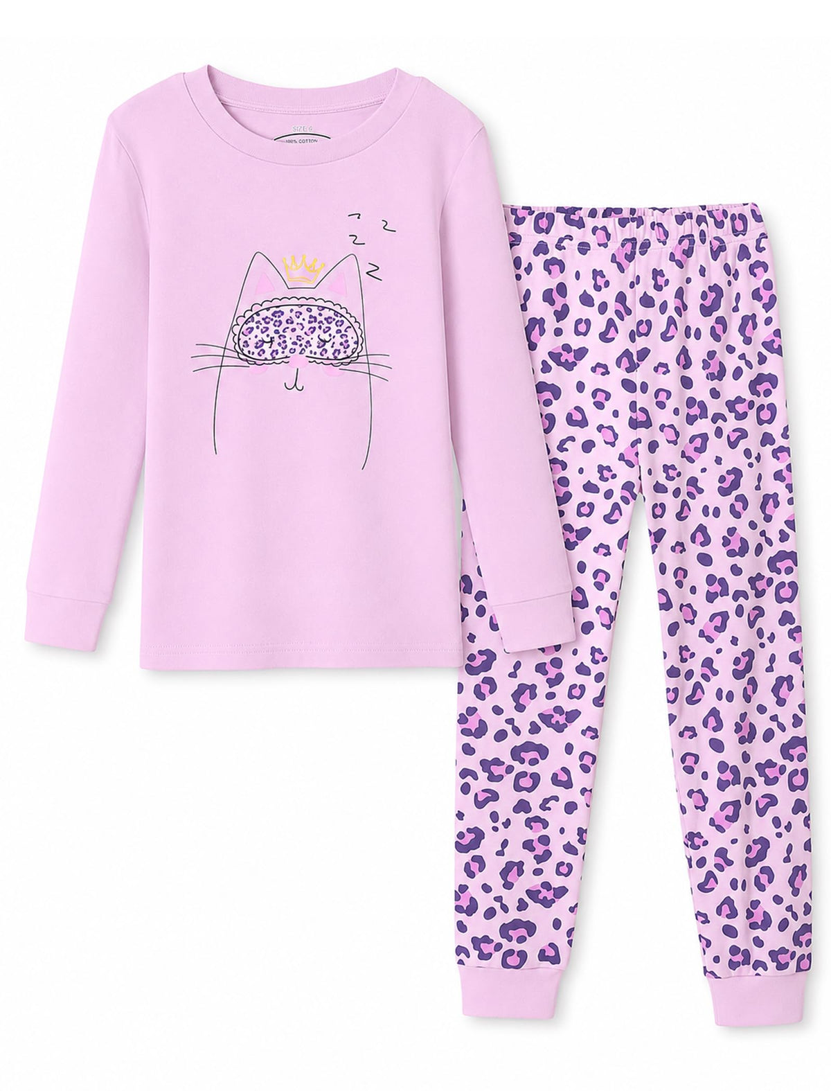 Mikrdoo Girls Pajamas 2 Piece Snug Long Sleeve Pjs Sets 4-14 Years