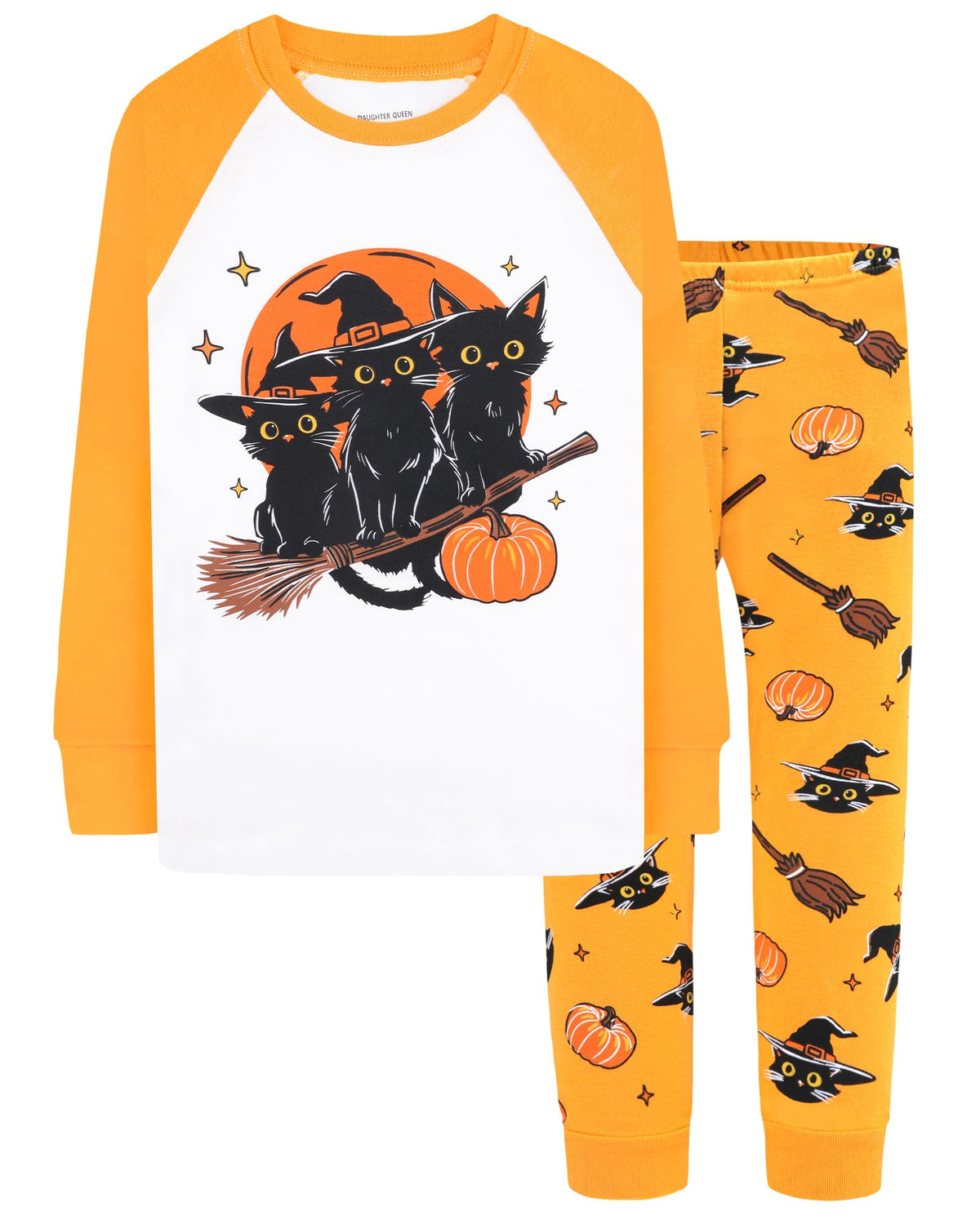 DAUGHTER QUEEN Boys & Girls 100% Cotton Halloween & Christmas PJS 18M-12Y