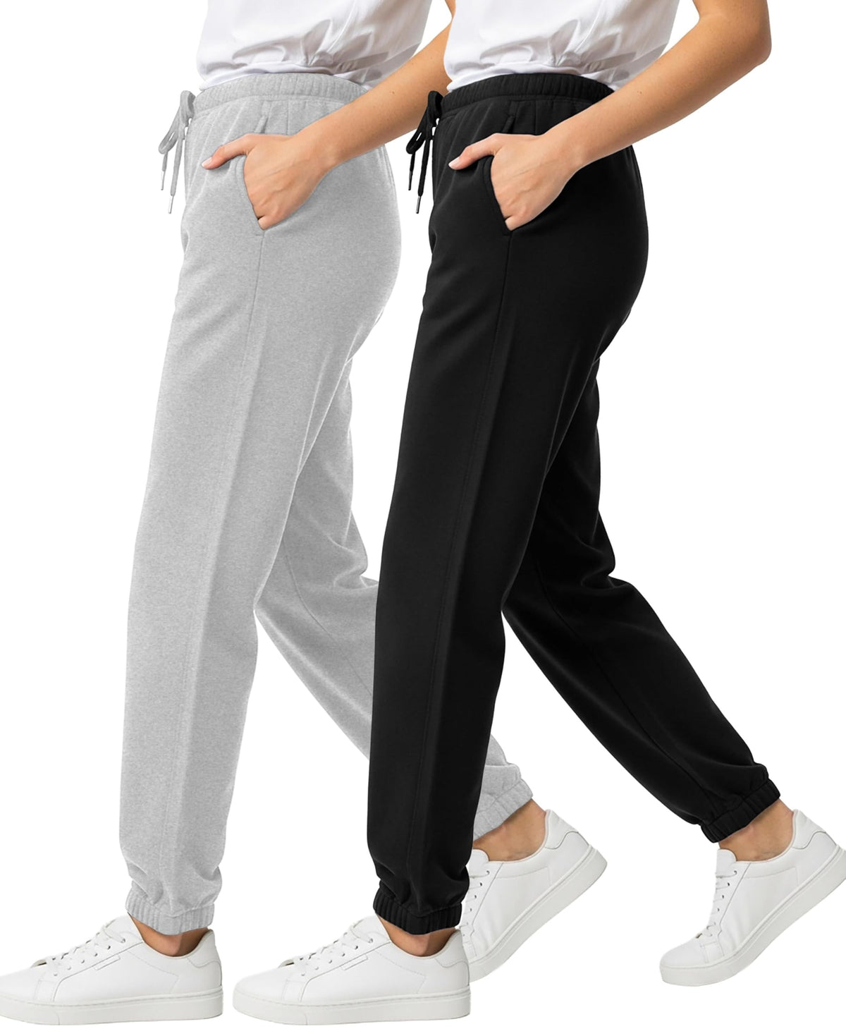 Andrew Scott Girls' Sweatpants | Active Fleece Jogger Pants | Multi Pack & Colors | Drawstring & Pockets