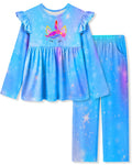 Girls Pajamas Long Sleeve, Unicorn Pajamas Set Toddler Pjs PJ Sleepwear Casual Wear for Kids 3-10 Years
