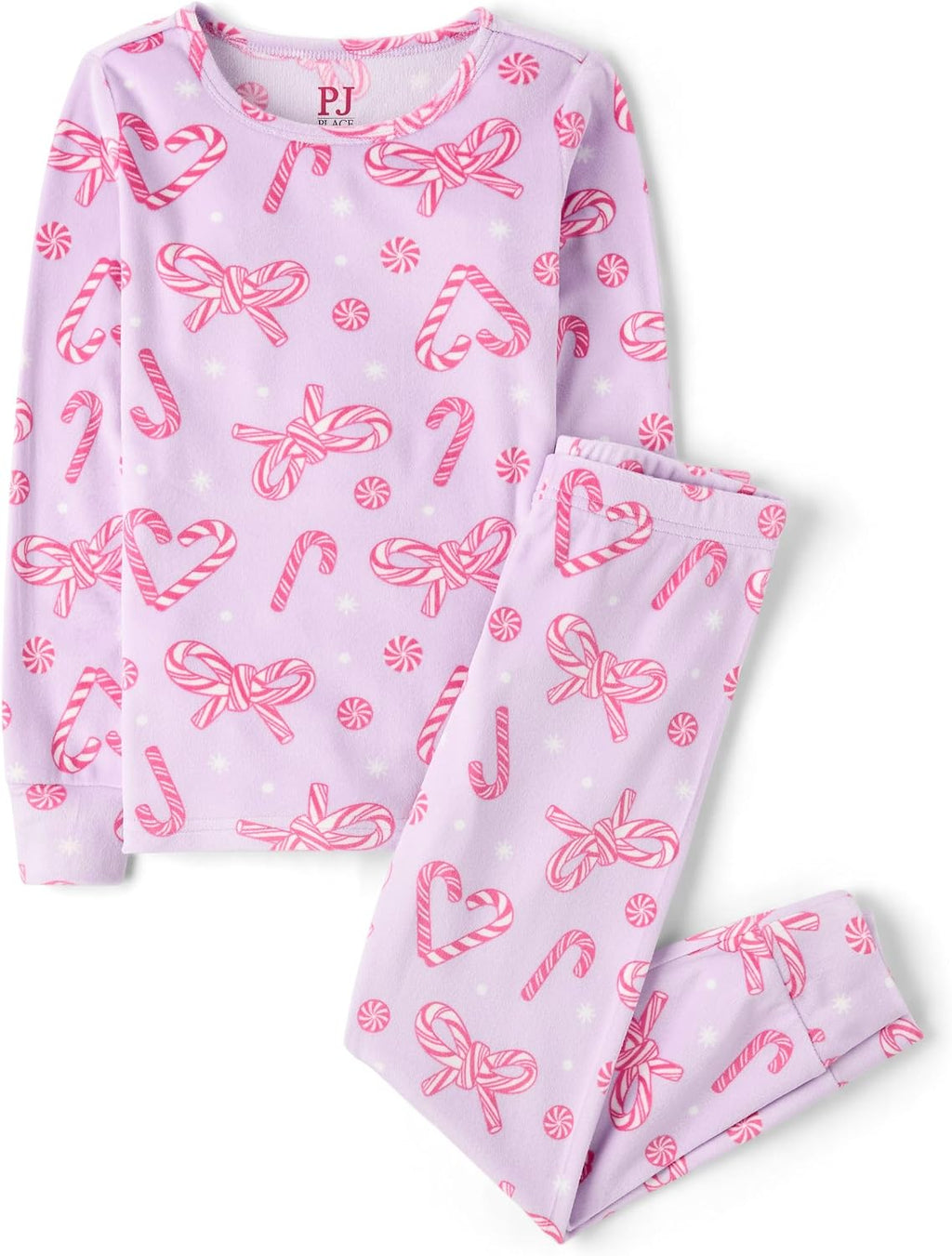 The Children's Place Baby Kids Christmas 2 Piece Pajama Sets, Velour
