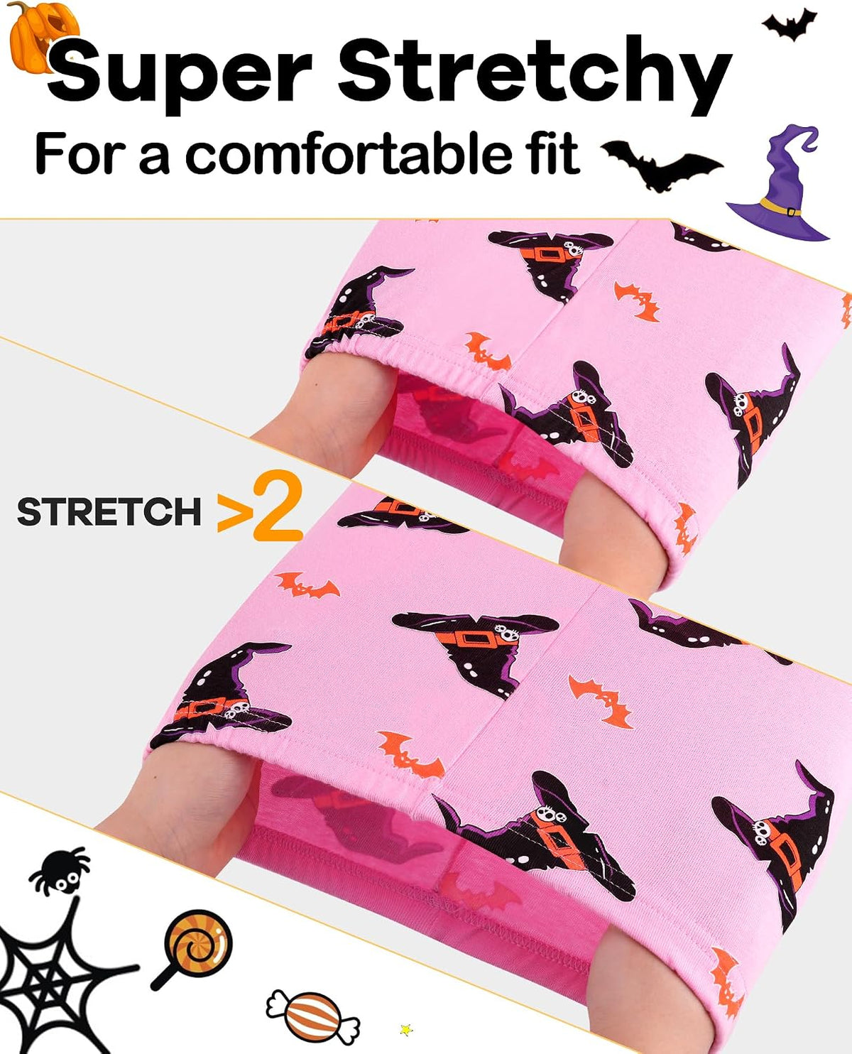 DAUGHTER QUEEN Boys & Girls 100% Cotton Halloween & Christmas PJS 18M-12Y