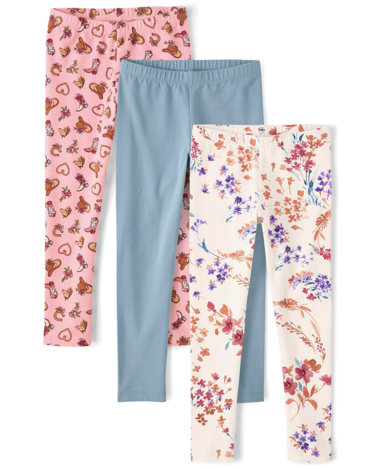 The Children's Place Girls Printed Leggings 2-Pack